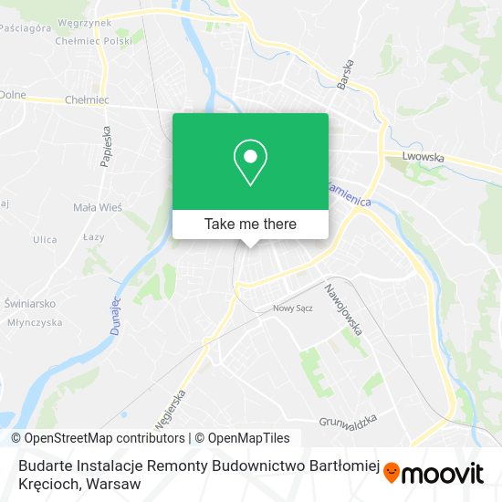 Budarte Instalacje Remonty Budownictwo Bartłomiej Kręcioch map