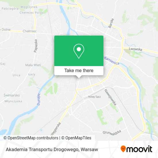 Карта Akademia Transportu Drogowego