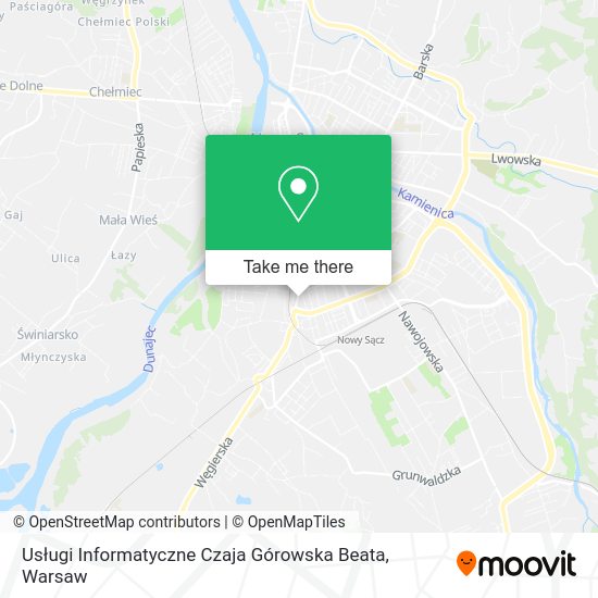 Usługi Informatyczne Czaja Górowska Beata map