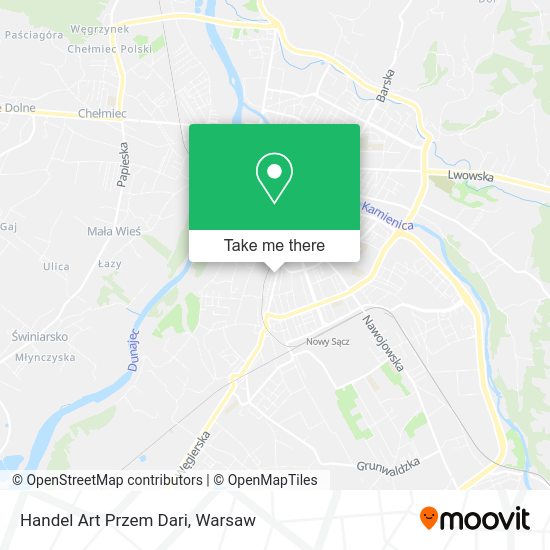 Handel Art Przem Dari map