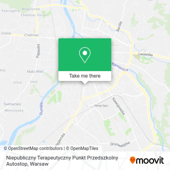 Niepubliczny Terapeutyczny Punkt Przedszkolny Autostop map