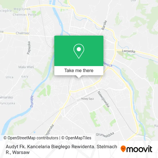 Карта Audyt Fk. Kancelaria Biegłego Rewidenta. Stelmach R.