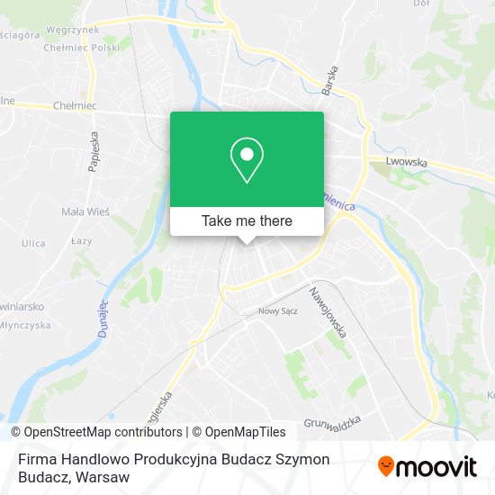 Firma Handlowo Produkcyjna Budacz Szymon Budacz map