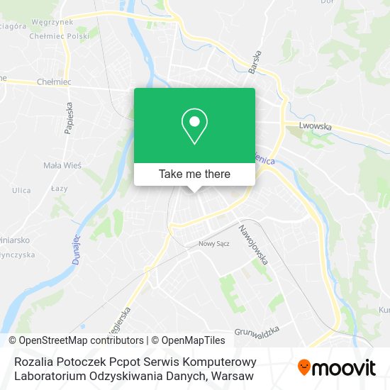 Rozalia Potoczek Pcpot Serwis Komputerowy Laboratorium Odzyskiwania Danych map