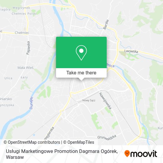 Usługi Marketingowe Promotion Dagmara Ogórek map