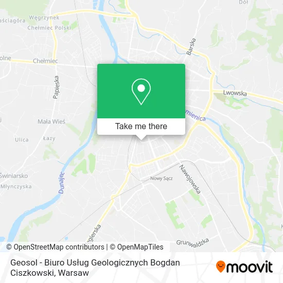 Карта Geosol - Biuro Usług Geologicznych Bogdan Ciszkowski