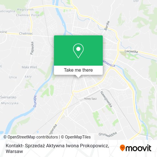 Kontakt- Sprzedaż Aktywna Iwona Prokopowicz map