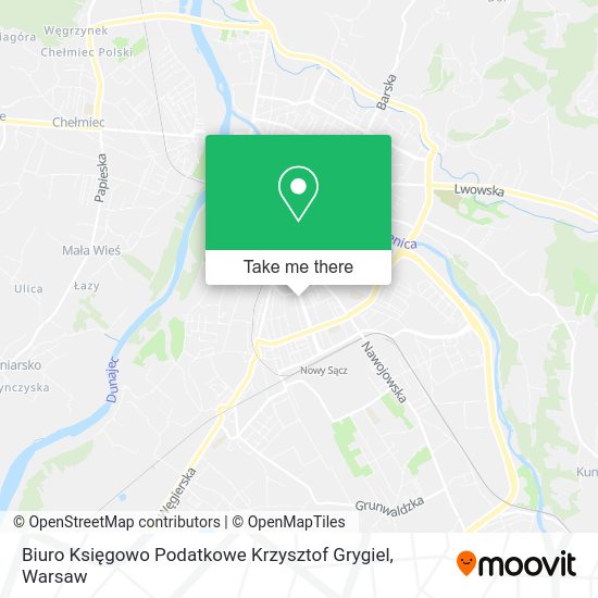 Biuro Księgowo Podatkowe Krzysztof Grygiel map