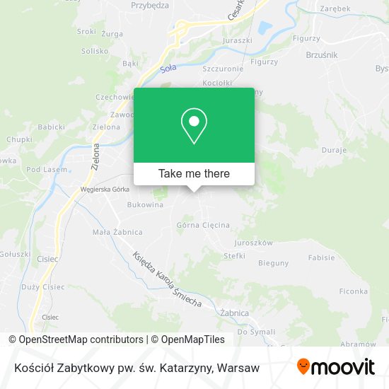 Kościół Zabytkowy pw. św. Katarzyny map