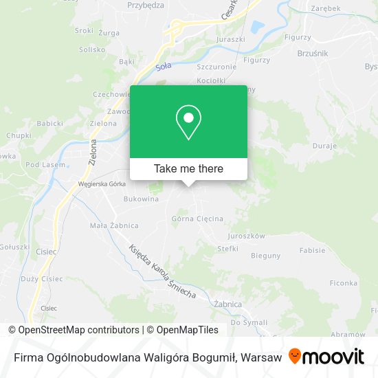 Firma Ogólnobudowlana Waligóra Bogumił map