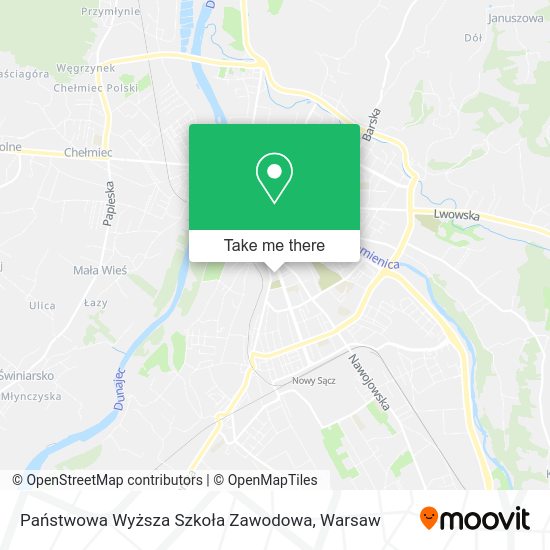 Państwowa Wyższa Szkoła Zawodowa map