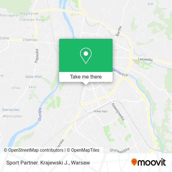 Sport Partner. Krajewski J. map