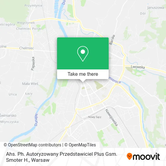 Ahs. Ph. Autoryzowany Przedstawiciel Plus Gsm. Smoter H. map