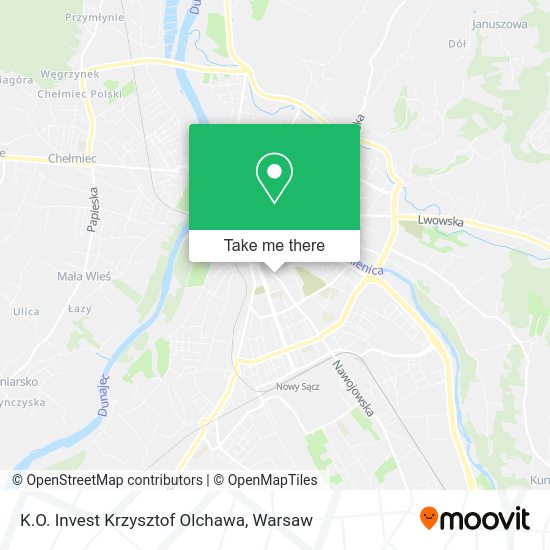 K.O. Invest Krzysztof Olchawa map