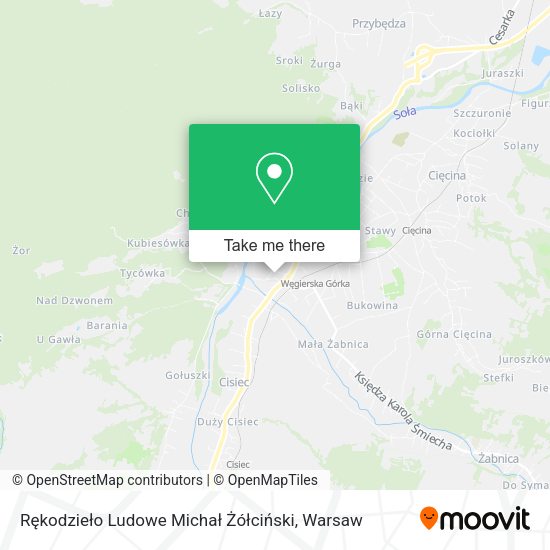 Rękodzieło Ludowe Michał Żółciński map