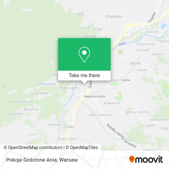 Pokoje Gościnne Ania map