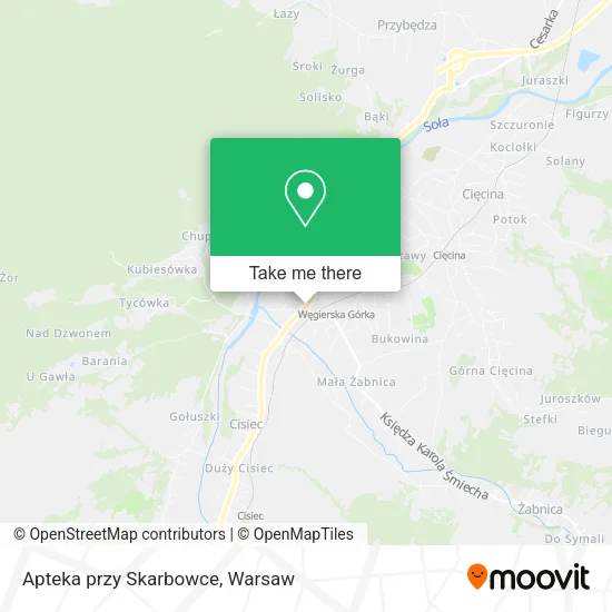 Apteka przy Skarbowce map