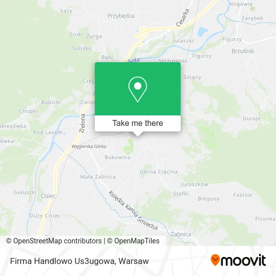 Карта Firma Handlowo Us3ugowa