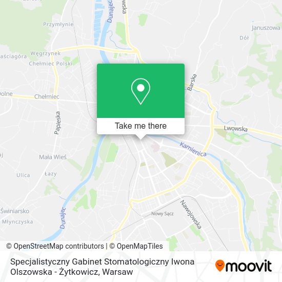 Specjalistyczny Gabinet Stomatologiczny Iwona Olszowska - Żytkowicz map