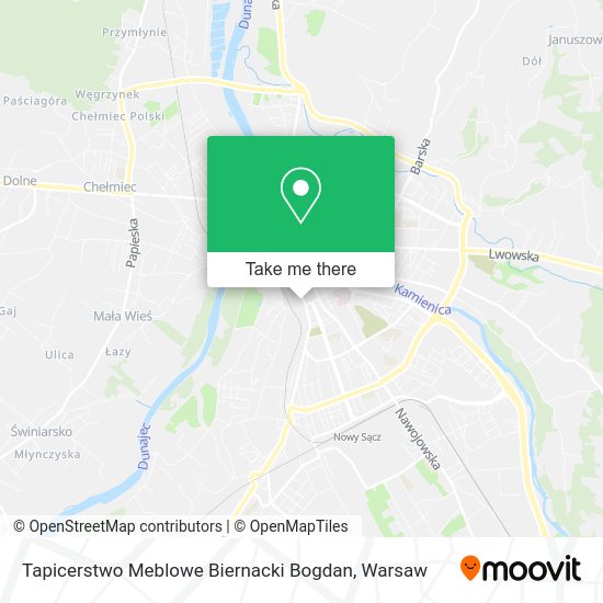 Tapicerstwo Meblowe Biernacki Bogdan map