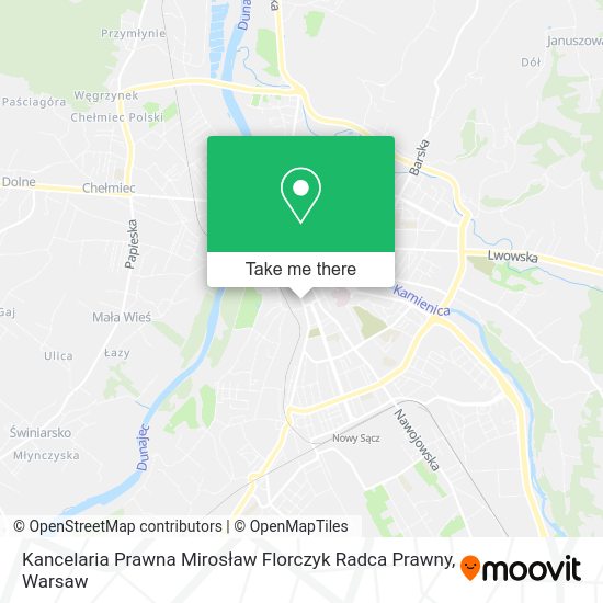 Kancelaria Prawna Mirosław Florczyk Radca Prawny map