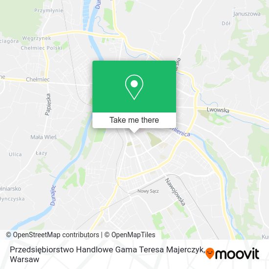 Przedsiębiorstwo Handlowe Gama Teresa Majerczyk map