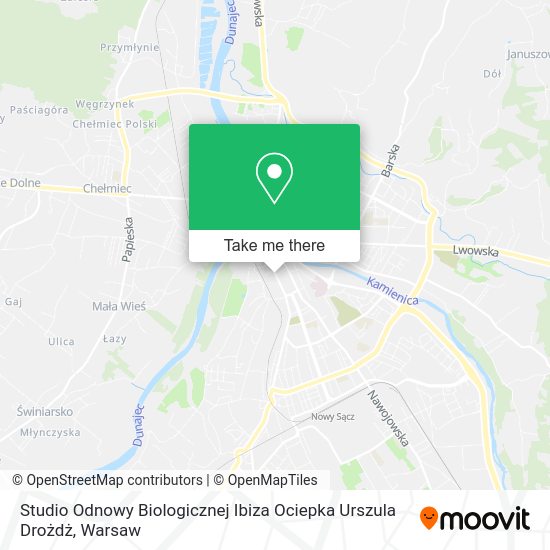 Studio Odnowy Biologicznej Ibiza Ociepka Urszula Drożdż map