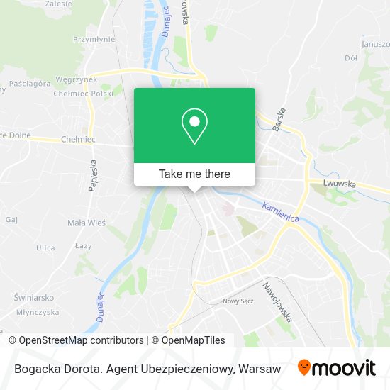 Bogacka Dorota. Agent Ubezpieczeniowy map