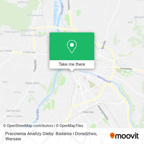 Pracownia Analizy Gleby. Badania i Doradztwo map