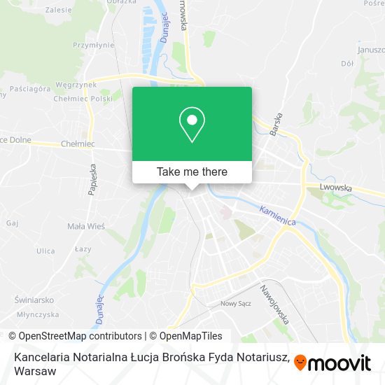 Kancelaria Notarialna Łucja Brońska Fyda Notariusz map