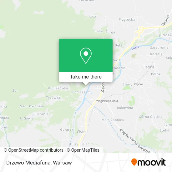 Drzewo Mediafuna map