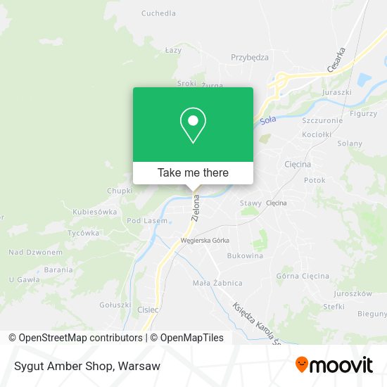 Sygut Amber Shop map