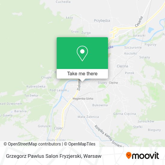 Grzegorz Pawlus Salon Fryzjerski map