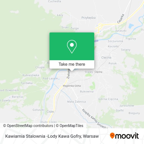 Kawiarnia Stalownia -Lody Kawa Gofry map