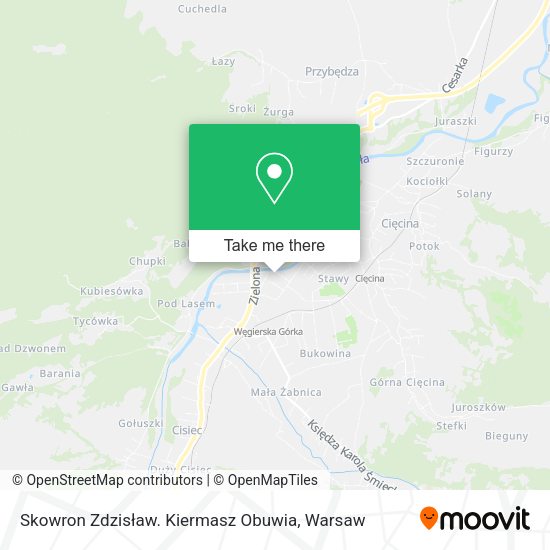 Skowron Zdzisław. Kiermasz Obuwia map