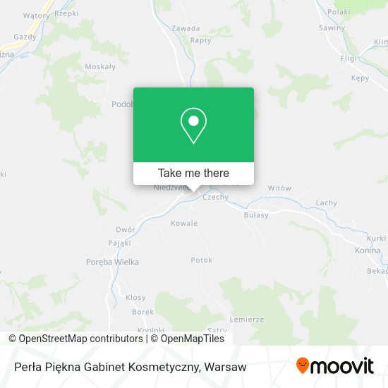 Perła Piękna Gabinet Kosmetyczny map