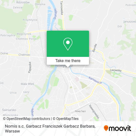 Nomis s.c. Garbacz Franciszek Garbacz Barbara map