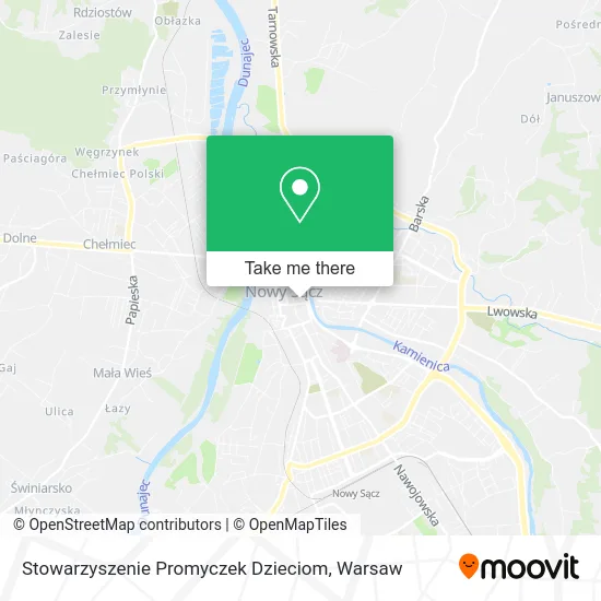 Карта Stowarzyszenie Promyczek Dzieciom