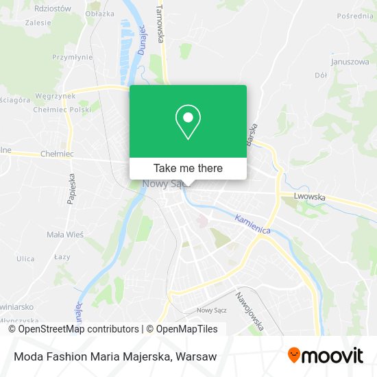 Moda Fashion Maria Majerska map