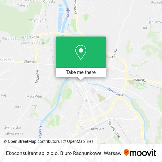 Карта Ekoconsultant sp. z o.o. Biuro Rachunkowe