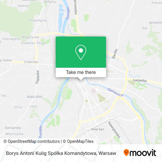 Borys Antoni Kulig Spółka Komandytowa map