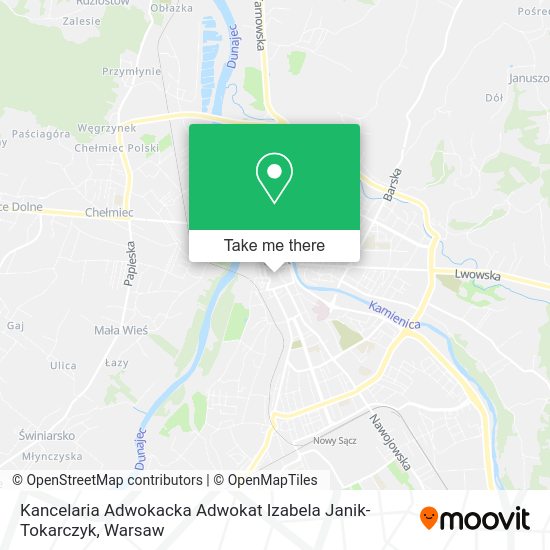 Kancelaria Adwokacka Adwokat Izabela Janik-Tokarczyk map