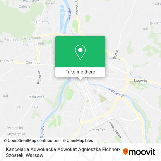 Kancelaria Adwokacka Adwokat Agnieszka Fichner-Szostek map