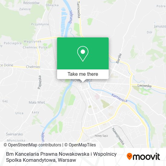 Bm Kancelaria Prawna Nowakowska i Wspolnicy Spolka Komandytowa map