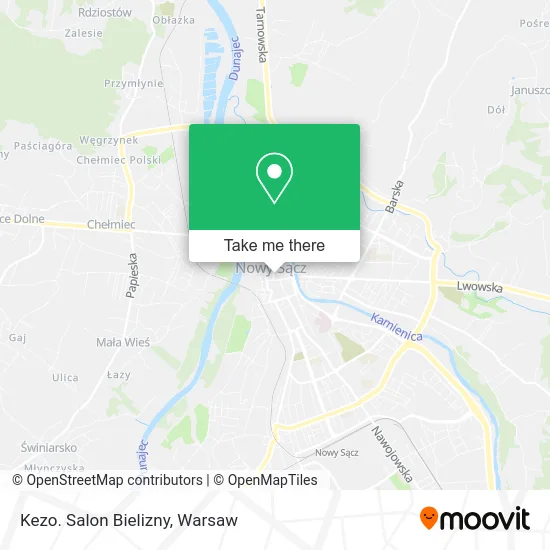 Карта Kezo. Salon Bielizny