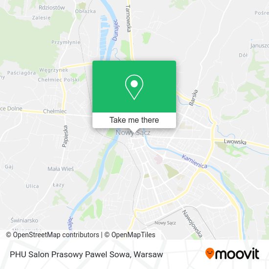 PHU Salon Prasowy Pawel Sowa map