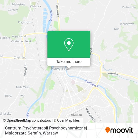 Centrum Psychoterapii Psychodynamicznej Małgorzata Serafin map