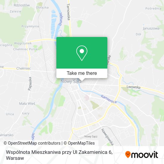 Wspólnota Mieszkaniwa przy Ul Zakamienica 6 map