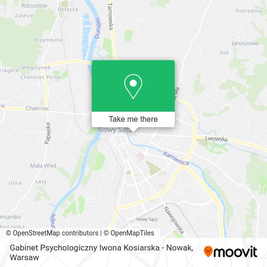 Gabinet Psychologiczny Iwona Kosiarska - Nowak map