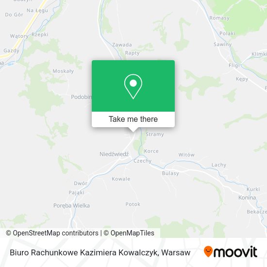 Biuro Rachunkowe Kazimiera Kowalczyk map